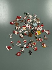 50 PCS Christmas Charms Great For Crafts Keychains