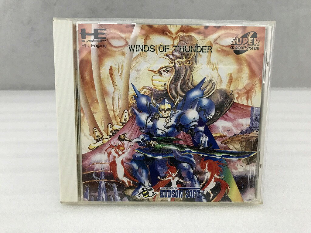Hudson Hudson PC Engine Super CD Software Winds of Thunder Hudson Hudson PC Engine Super CD Software Winds of Thunder
