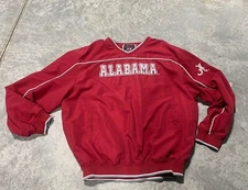 Colosseum athletics Alabama Football  Roll Tide Windbreaker Jacket pull over 2X