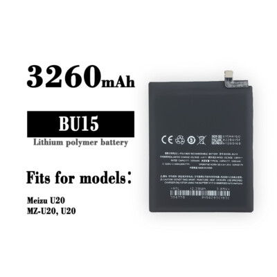100% New High Quality Battery For Meizu U20 Meilan Mobile Phone BU15 Replacement
