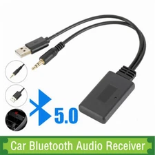2 In 1USB Bluetooth 5.0 Transmitter Receiver Adapter Wireless For PC Car Kit lot