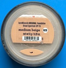 bareMinerals ORIGINAL Loose Powder Foundation SPF 15  0.28 oz Medium Beige N20