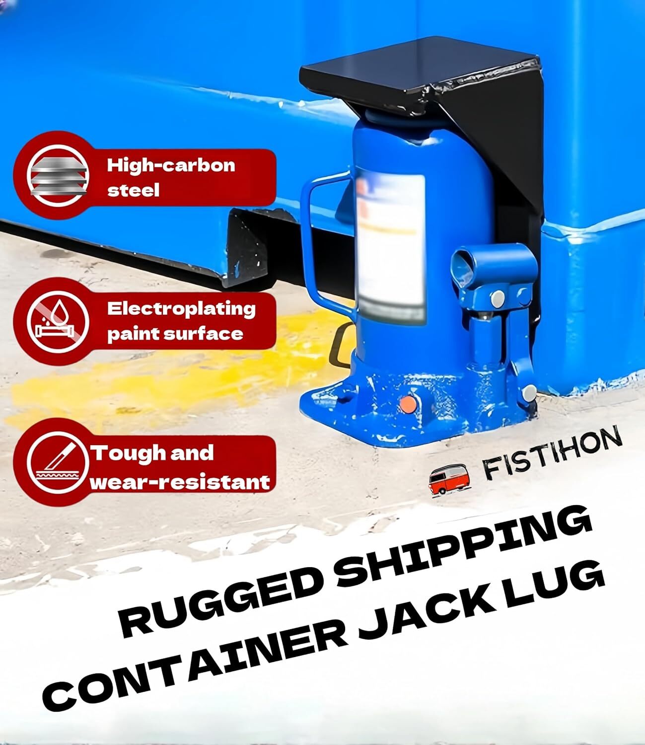 2P Shipping Container Jack Lug,with Limiter Shipping Container JackLifter