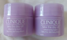 2 Clinique Take the Day Off Cleansing Balm 0.5 oz 1 oz total