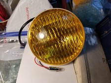 Amber Halogen 5.75 Headlight 5 34 Bulb Vintage Cafe Amber Lens Bulb Only