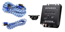 Hifonics BXIPRO3.0 Digital Bass Processor w/Noise Reduction+Remote+2) RCA Cables