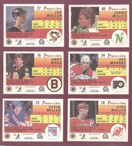 1990-91 O PEE CHEE 90-91 OPC PREMIER NHL HOCKEY CARD 1-132 SEE LIST - Picture 155 of 265