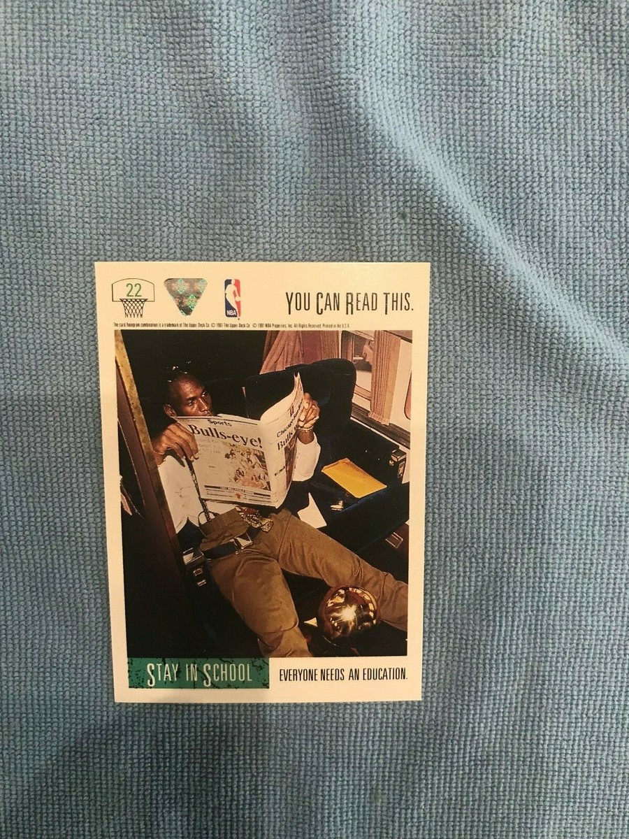 Michael Jordan 91-92 Upper Deck If You Can Read This card #22 | eBay