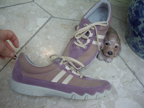 hotter leather trainers