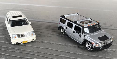 JADA TOYS 1/64 SCALE THE SOPRANOS HUMMER H2 & CADILLAC ESCALADE SET JUST NO BOX - Picture 6 of 22