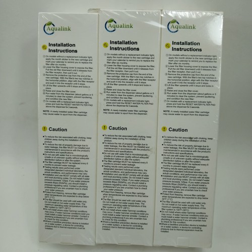 3 Pack Aqualink AL-LT700P LG/Kenmore Refrigerator Water Filter Replacements NEW - Picture 5 of 10