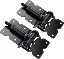 Self Closing Gate Hinges Adjustable Heavy Duty Hardware 90 Degree Gate Hinges