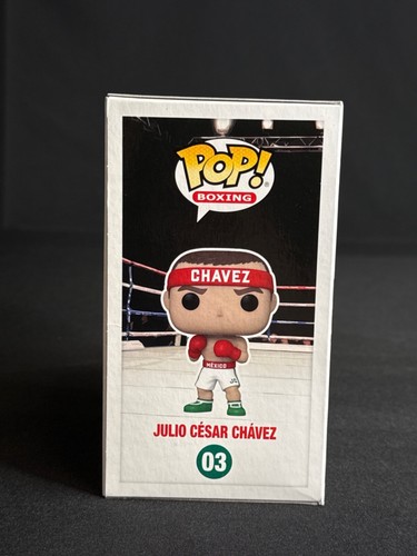 Julio Cesar Chavez Signed Boxing Funko #03 '89-0' PSA 2C70441 - Picture 4 of 5