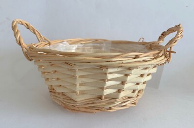 Qualitäts Weidenkorb Rattan für Brot Pflanze Kräuter Rebe Garten Obstkorb Geschenk