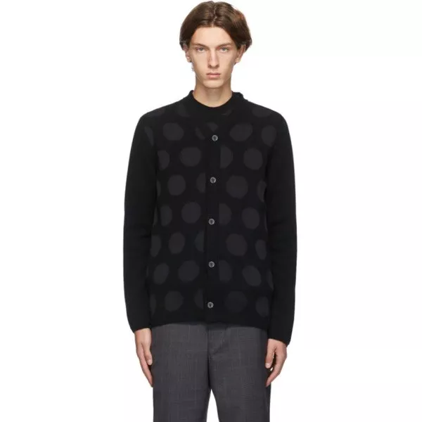Comme Des Garçons Homme Deux Polka Dot Cardigan Sweater Size S