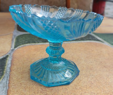 Vetro Portieux Coppa Porta-Anelli Blu