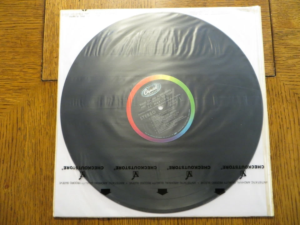 Al Martino – Think I'll Go Somewhere & Cry Myself To Sleep 1966 LP READ DETAILS - Image 3 of 4