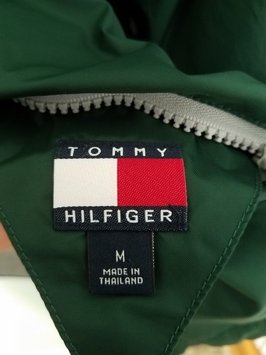 Giacca completa reversibile con cerniera Tommy Hilfiger Ragazzi Giovani Verde Grigia Taglia Media - Foto 9 di 10