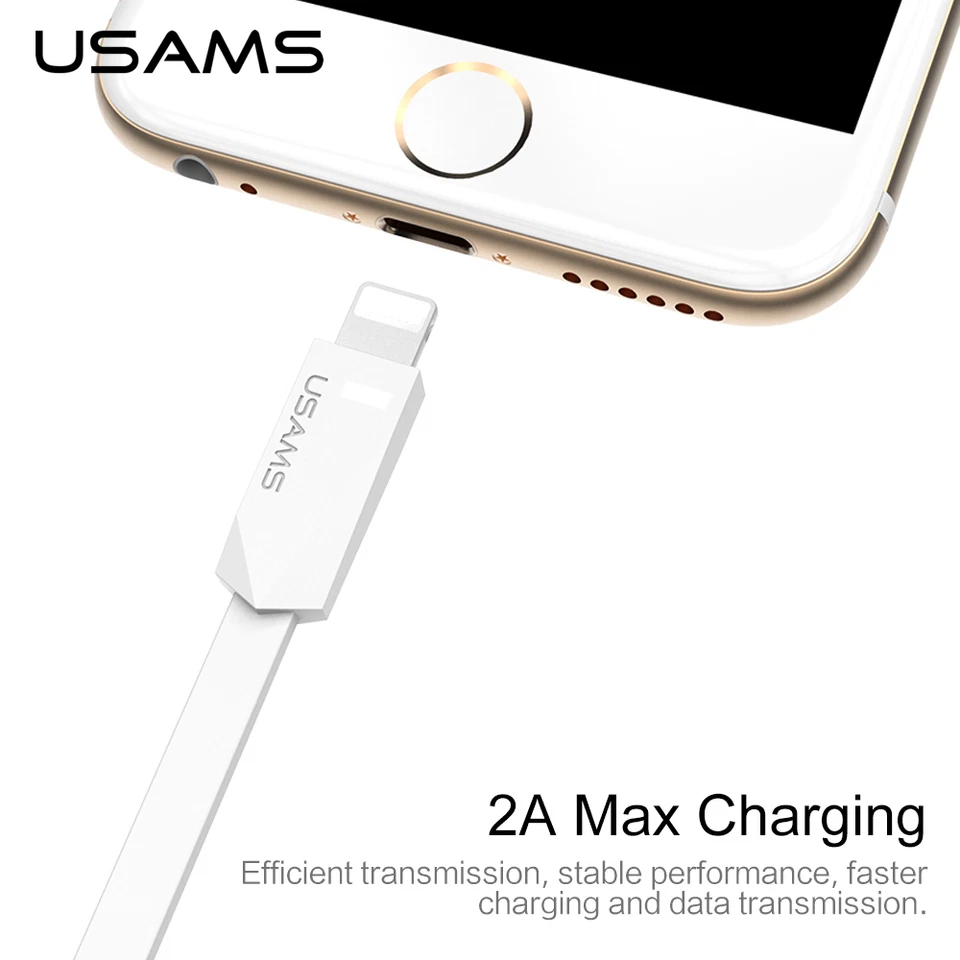 USAMS Rhombus USB Charger Data Cable for Apple iPhone, iPad and iPod - Image 3 of 4