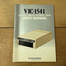 VIC-1541 Single Drive Floppy Disk User's Manual Commodore 64 1982