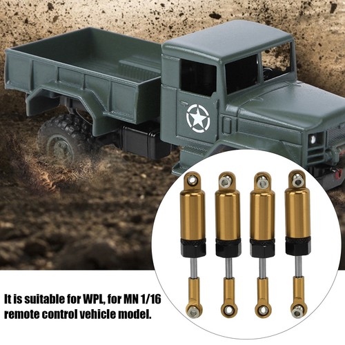 (2) 4pz Ammortizzatore RC Ammortizzatore 60mm Molla Interna per MN 1/16 WP - Foto 12 di 24