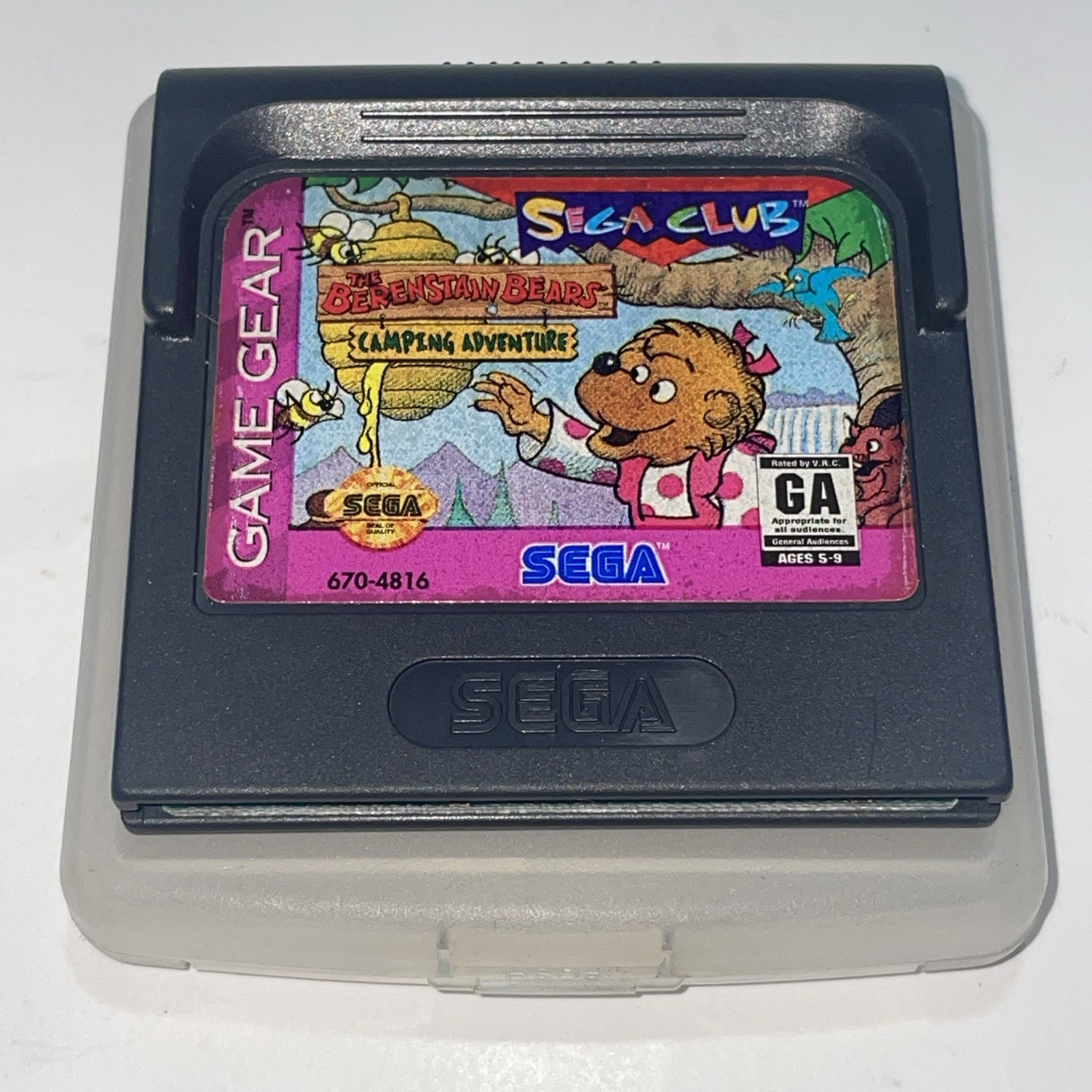 Berenstain Bears Camping Adventures Sega Game Gear