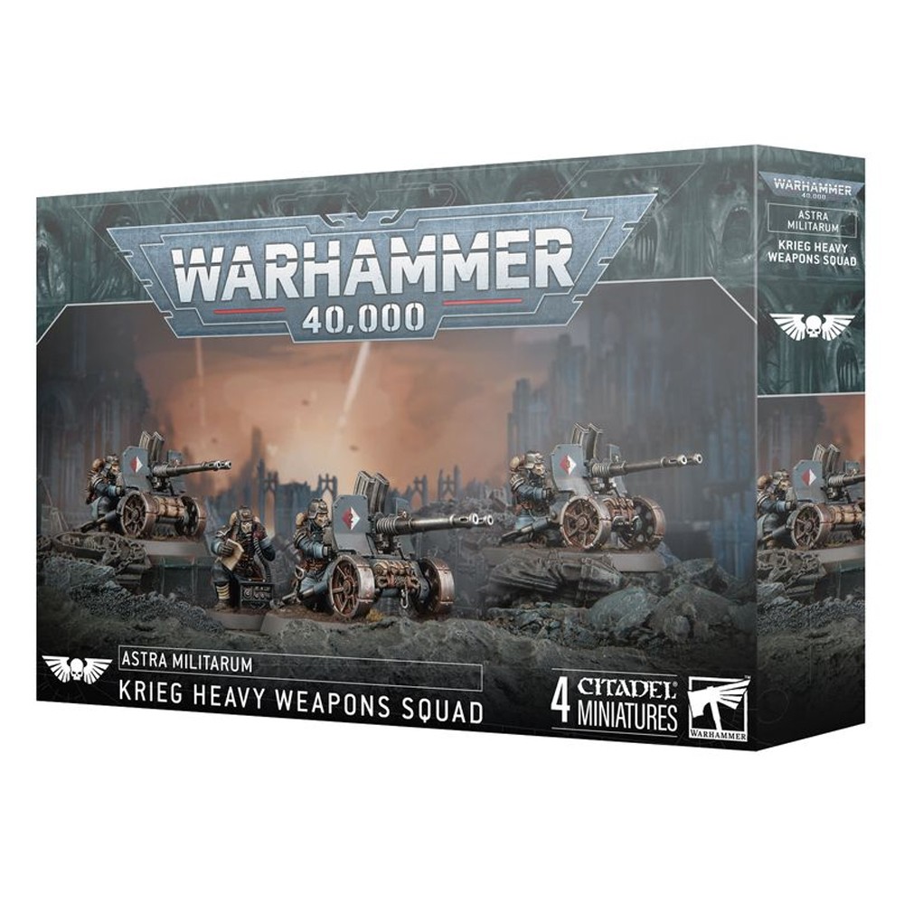 Games Workshop - Warhammer 40,000 - Astra Militarum: Krieg Heavy Weapons Squad, Black and Grey - Image 12