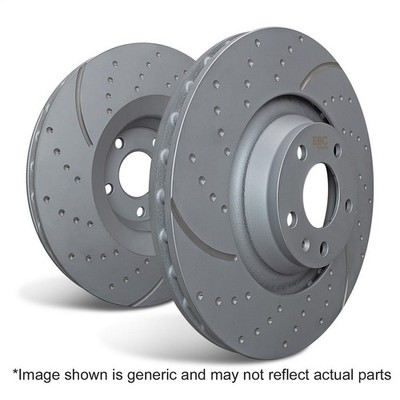 EBC Disc Brake Rotor Set - 3GD Series Sport Slotted Rotor Set