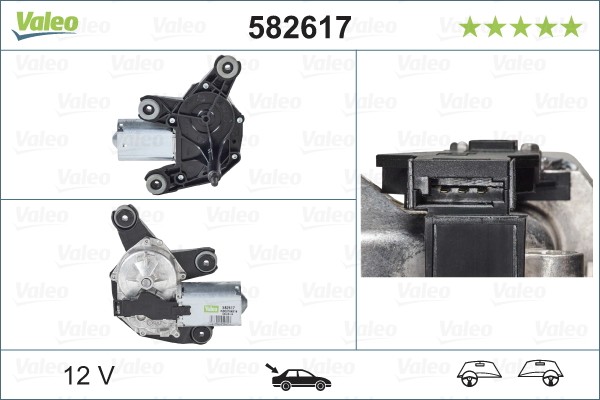 Wischermotor 582617 Valeo FüR Abarth Fiat-image