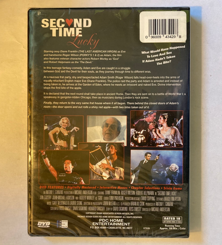 Second Time Lucky DVD 80s Sex Comedy Diane Franklin Region 1 Rare SEALED - Picture 2 of 3