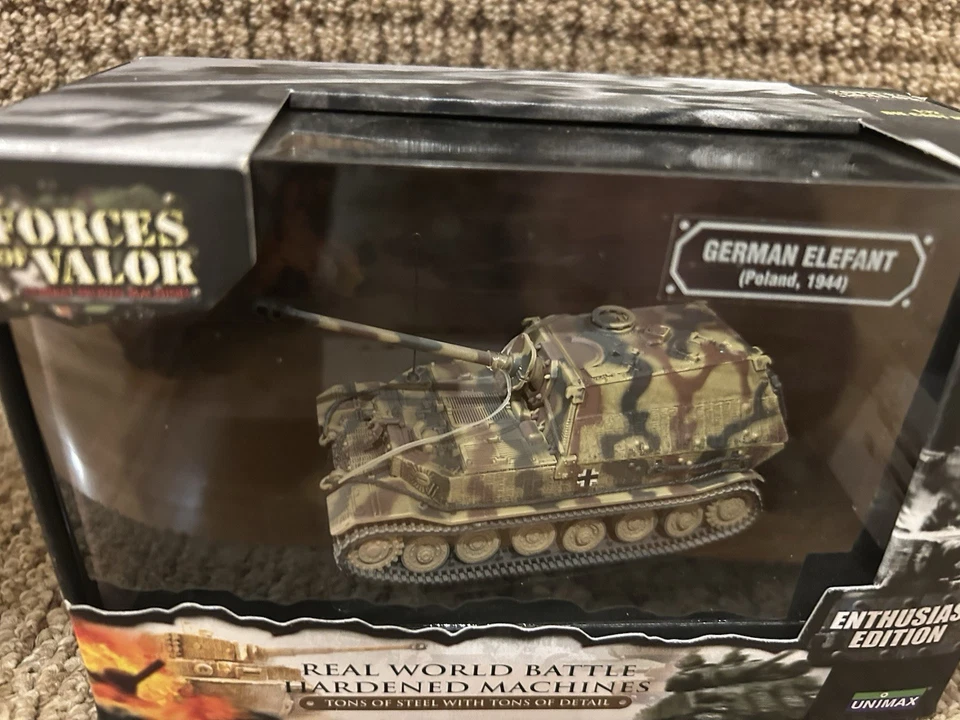 Unimax Forces of Valor 1:72 German Elefant Tank Destroyer, Poland 1944 No. 85352 - Image 3 of 4