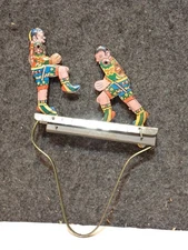 VINTAGE 1930's TIN Animated BOXING Action TIN TOY