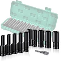 Acebon Schlagschrauber NüSse Set, 10 StüCk Sechskant StecknüSse, Sc