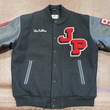 Jurassic Park Isla Nublar 90’s Letterman Jacket L | eBay US (Buy It Now)