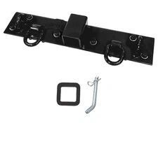 5-1/2"x22" Black Tractor Bucket Grab Hooks Bolt 2"Hitch Receiver for Deere 1025R