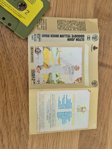 Elton John-Goodbye Yellow Brick Road 1st UK Cassette w/Paper Labels ZCDDJD 1001 - Picture 7 of 10