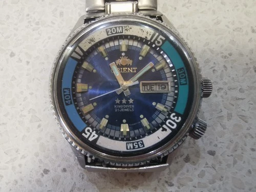 Rare Vintage JAPAN MADE MEN WATCH ORIENT AUTOMATIC KING DIVER