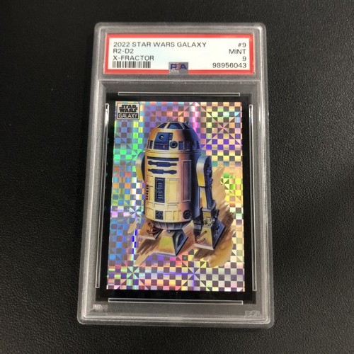 2022 Topps Chrome Star Wars Galaxy R2-D2 X-Fractor /10 PSA 9