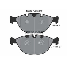 BMW X5 4.6is Front Brake Pads TEXTAR 2344801 OEM 34116761282