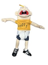 Jeffy Puppet SML Style Hand Puppet Plush Boy Doll Helmet Pencil Nose 23  