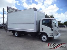 2021 Isuzu NPR HD Gas w/ 16ft x 96in H Box Truck Dry Cargo Box - Alum Liftgt