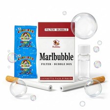 Novelty Bubble Blowing Kit - Creative Cigarette-Shaped Bubble Wands with Non-...