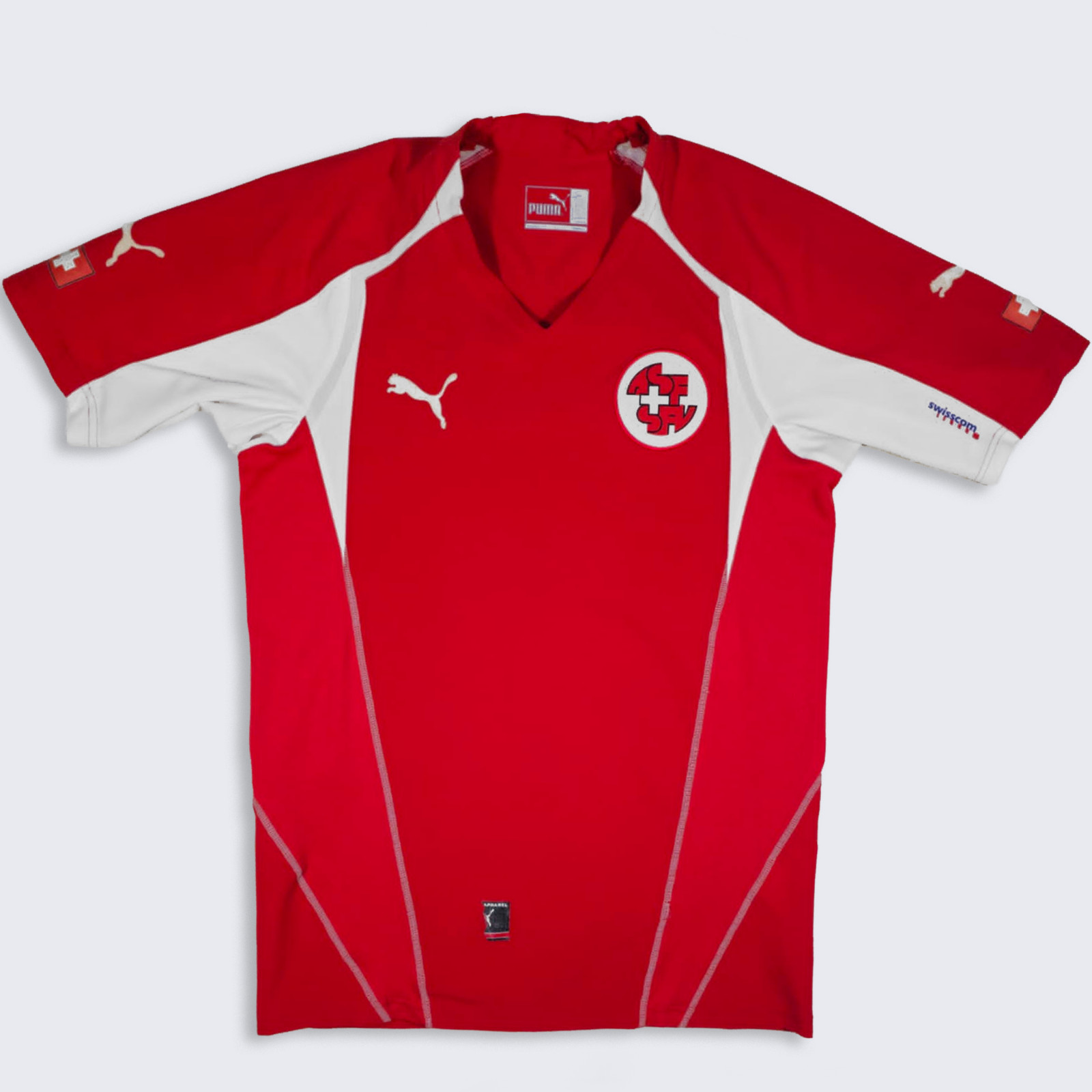 Switzerland Vintage Y2K Puma Football Soccer Jersey - 2004 / 2006 Kit Uniform