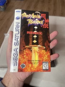 Battle Arena Toshinden Remix (Sega Saturn) Complete W Reg - Tested - Authentic