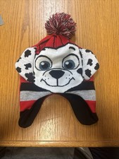 Nickelodeon Kids Paw Patrol HAT With Ear Warmer Beanie Cute Marshall Chase