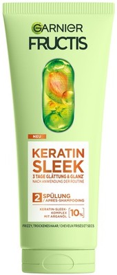Garnier Fructis Keratin Sleek Spülung 200 ml (1er Pack), 