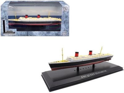 RMS Queen Elizabeth Passenger Ship 1/1250 Diecast Model by Legendary Cruise Ship