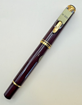 Pelikan #600 万年筆　赤軸　バーガンディ　西ドイツ　ペリカン　HEF Vintage Pelikan M600 Fountain Pen, Old style Burgundy, 14K Gold HM