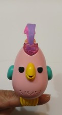 Hatchimals Interactive Pink Bird Toy Rainbow Hair Clip On Talking Sounds