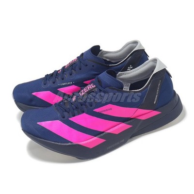 adidas Adizero Adios Pro 4 M Dark Blue Navy Shock Pink Men Running